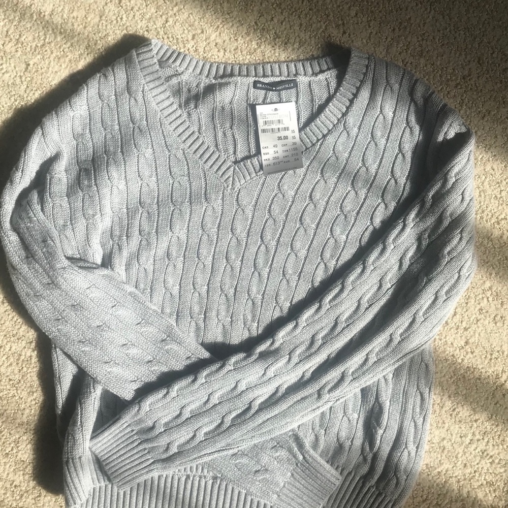 Brandy Melville Cable knit sweater